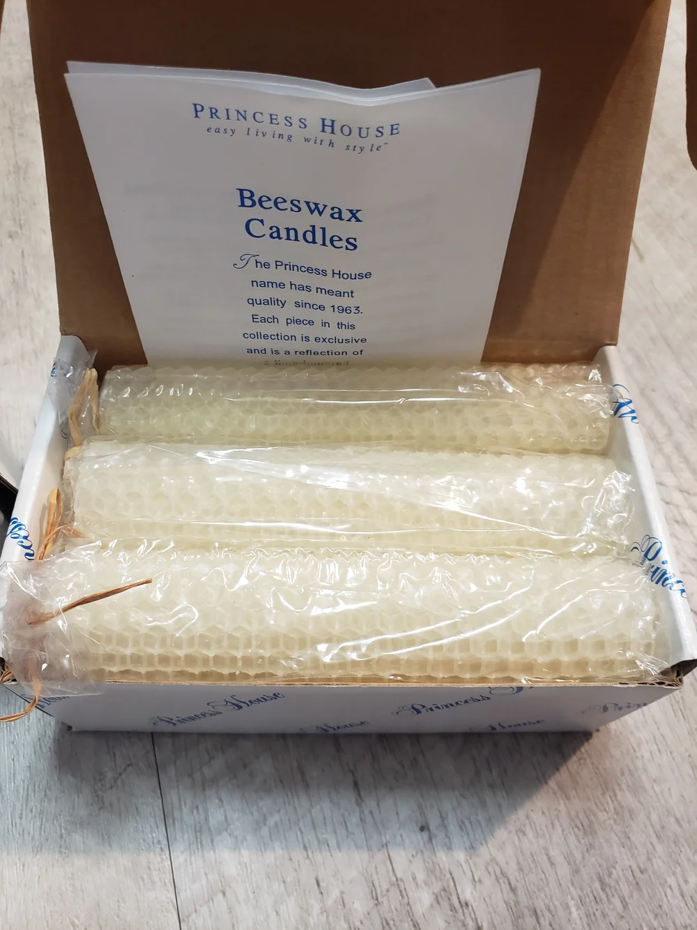 Princess House Beeswax Candle Sets Votives & 5
